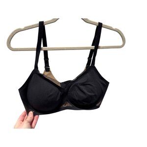 HoneyLove Black Crossover Wireless Bra Women Size L